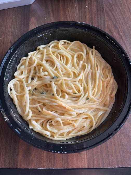 Fettuccine Alfredo.
